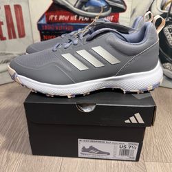 Adidas Tech Response SL 3.0 Women’s Golf Shoes Grey Silver Violet New Size 7-9.5