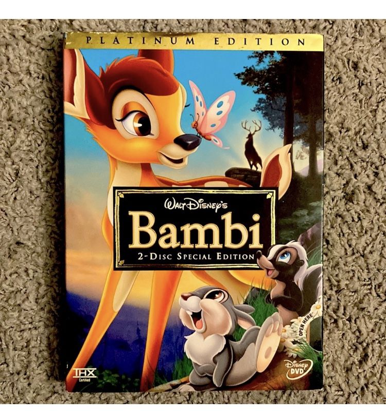 Bambi DVD platinum edition never opened