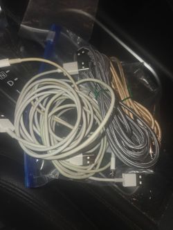 I phone charging cables