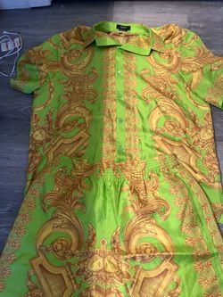 Versace Shirt And Shorts Set 