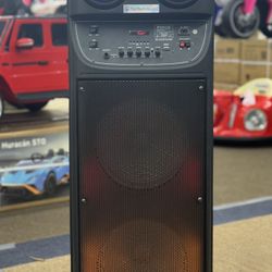 Wireless Rechargeable 2x10” Speakers