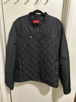 Guess Black Quilted Jacket Size L-XL