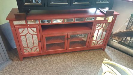 72 inch mirrored entertainment center 3 color options