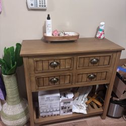 Entry Way Table With 4 Drawers 