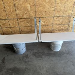 Sunon Modern White & Grey  Flooding shelf’s 