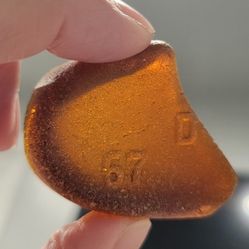 6 7 Sea Glass 1" Diameter *Unique Gift Idea*