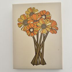 Retro California Poppies