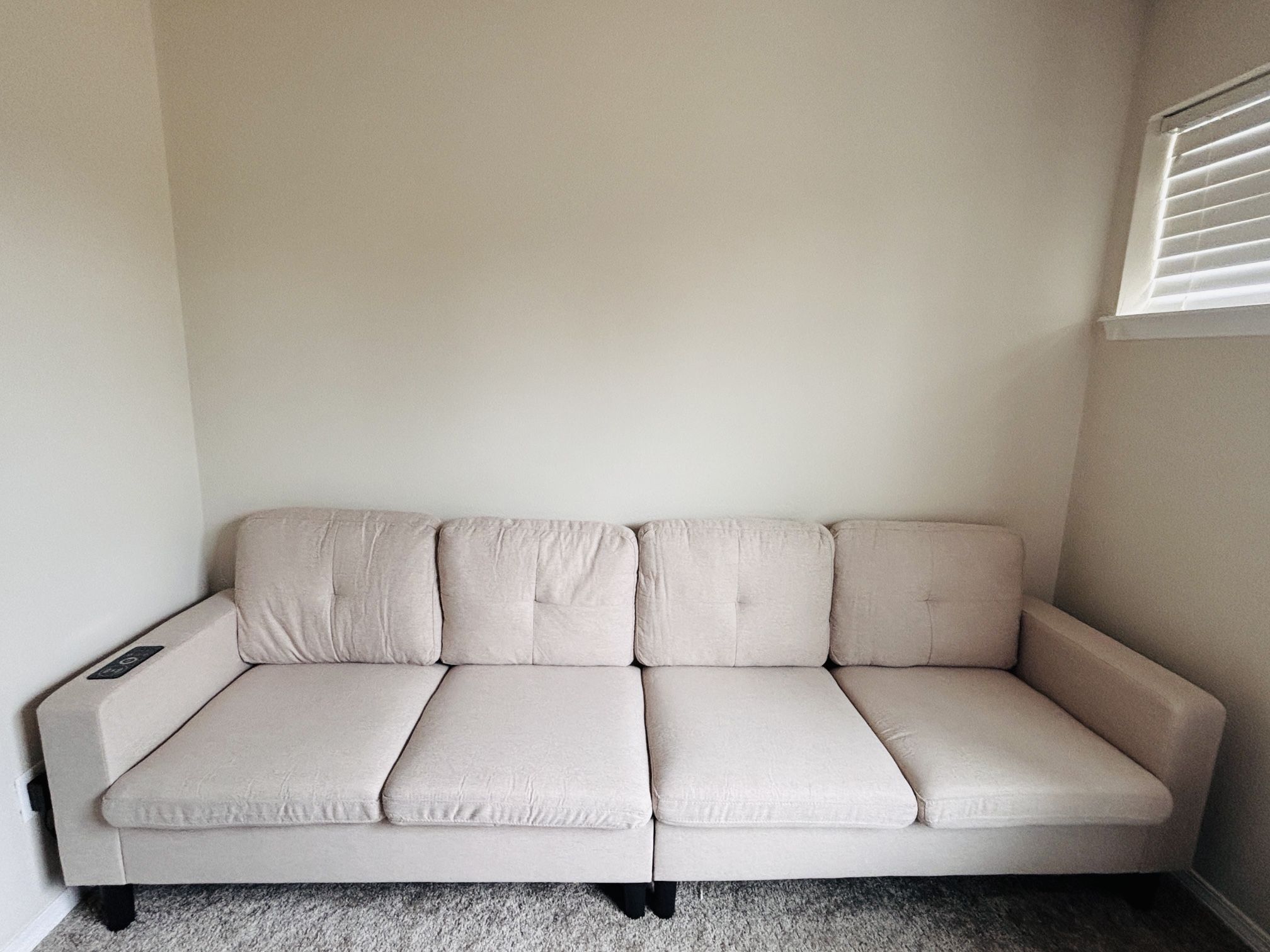 New wayfair Sofa With Storage Ottoman!!
