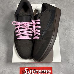 Jordan 1 Low Velvet Brown Size 9.5 Men