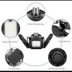 Lámpara Led Para Garage (2 En La Caja) 