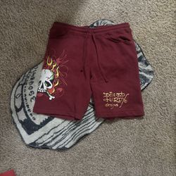 Men’s large Ed hardy shorts 