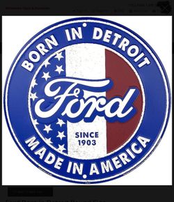 Ford Garage Metal Signs 