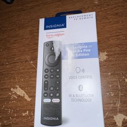 Insignia - Fire TV Remote for Insignia and Toshiba - Black