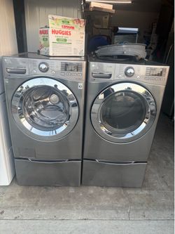 Lg Steam washer and Steam gas dryer