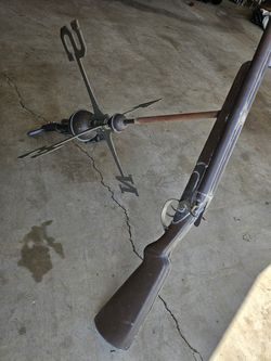 Beautiful weather vain all copper like real 12 ga