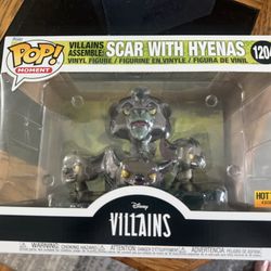 Villains Assemble:Scar With Hyenas Funko Pop