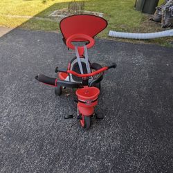 Schwinn Beginner Tricycle With Seat Belt And Side Protection+Sunshade- Used Good