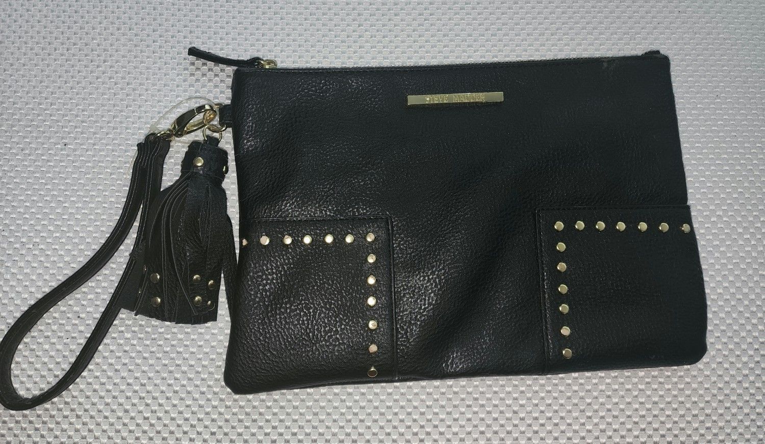 Steve Madden Feaux Leather Purse BLACK