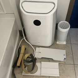 Smart AC Unit/ Fan & Dehumidifier (Drainage Free)  With Remote