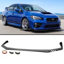 Fits 15-21 Subaru WRX STI 1 Piece CS Style Front Bumper Lip Splitter PU