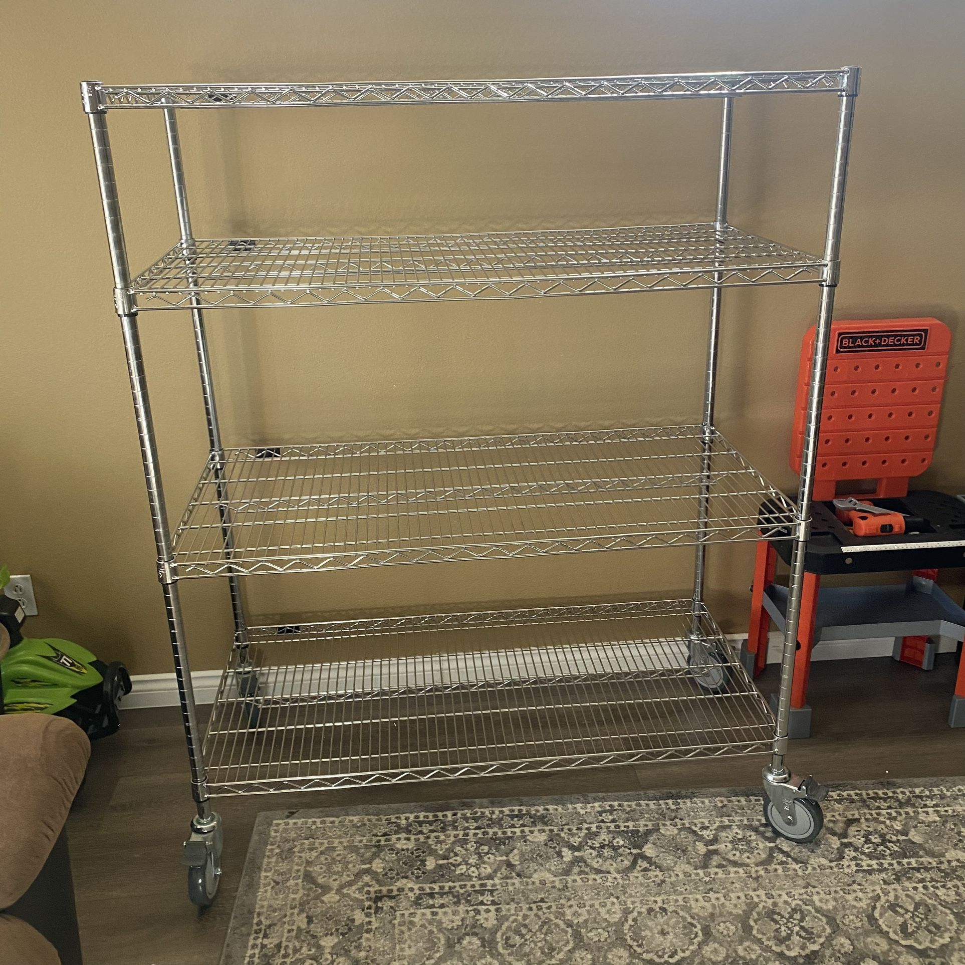 Heavy Duty Racks On Caster Wheels ULINE