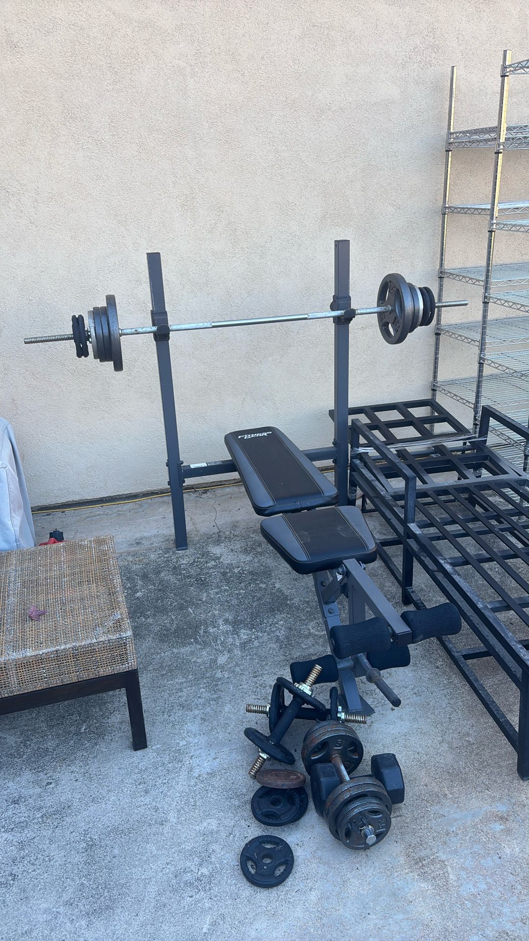 Fitness gear weight bench