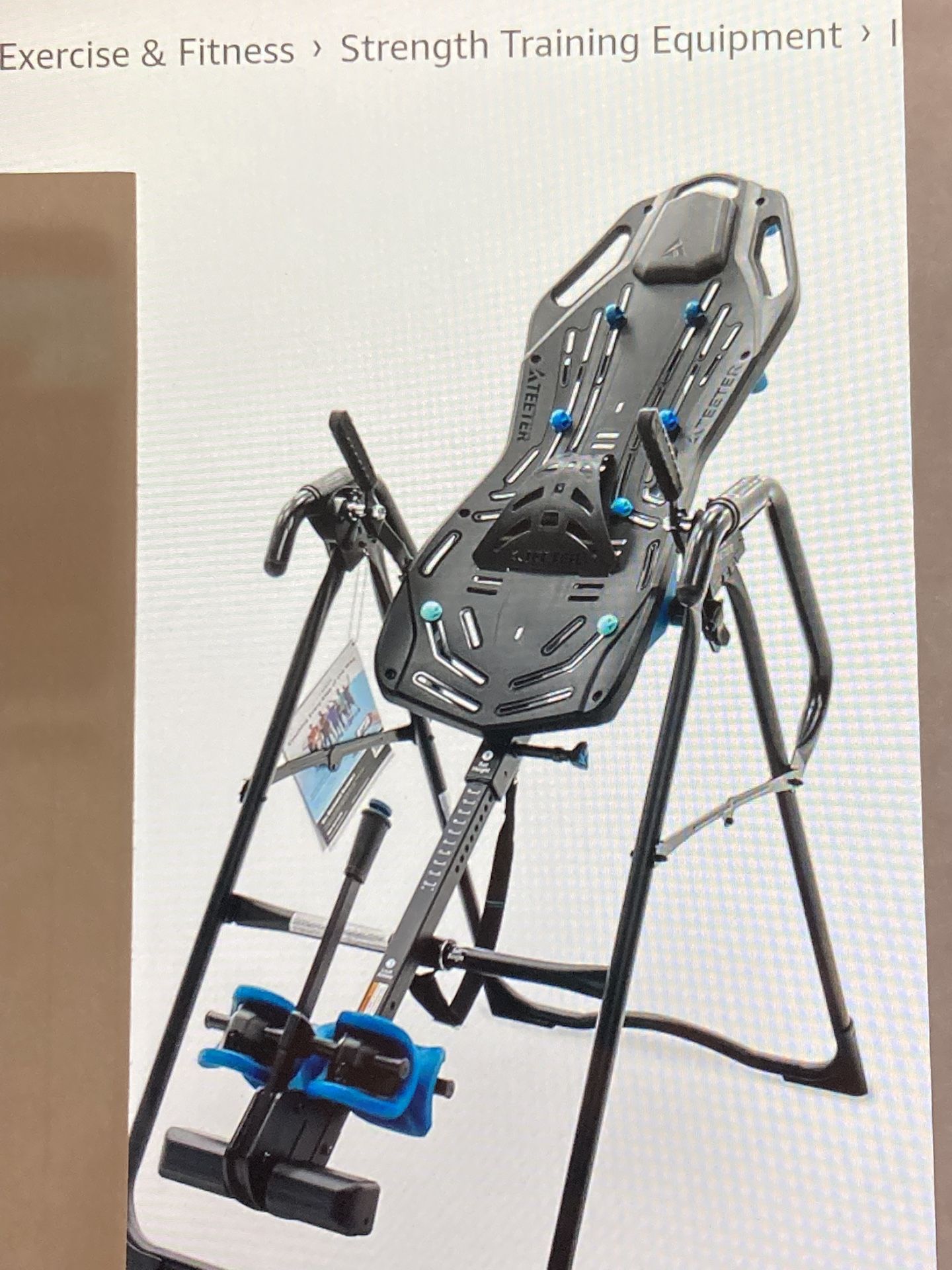 Inversion Table Teeter Fit Spine X3