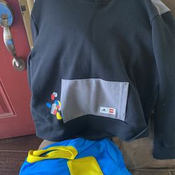 Adidas Sweat Suit Set Young Kid