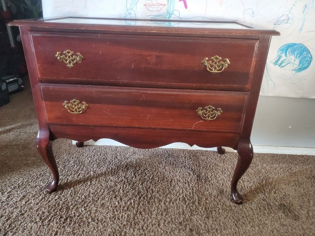 Antique Mirrored Dresser