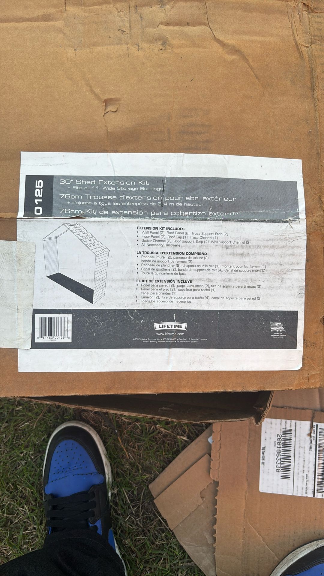 Plastic Shed (extension Kit)