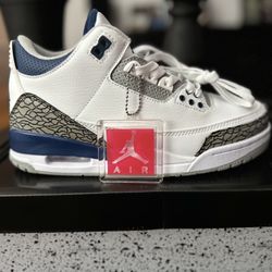 Jordan 3 Retro Cement Gray  Size 8 Up To 13