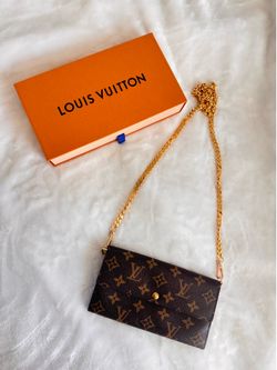 Authentic Louis Vuitton Monogram Wallet Crossbody Bag