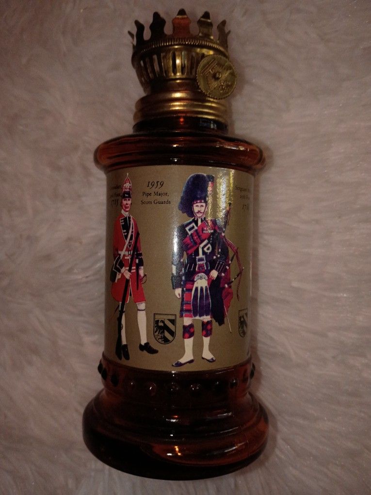 Vintage Mini Lantern With Scottish Soldiers