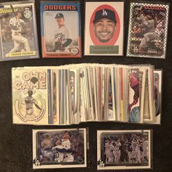 Topps Los Angeles Dodgers Lot Of 65