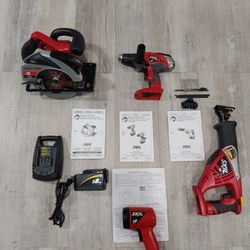 Skil 9-Piece Handyman 18V Tool Kit Set (Comes w/ Battery, but Still Needs New Battery)