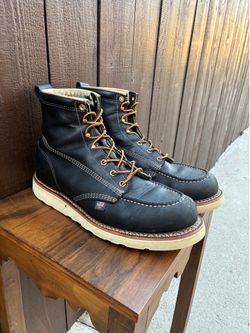 Thorogood AMERICAN HERITAGE MAXWEAR WEDGE BLACK  SIZE 12D