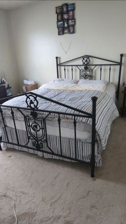 $70 Bed Frame with mattress