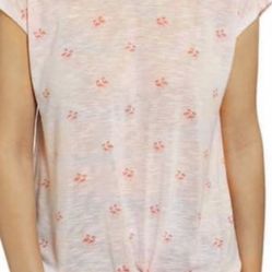 IZOD PRINTED FLAMINGO TEE SIZE S NEW