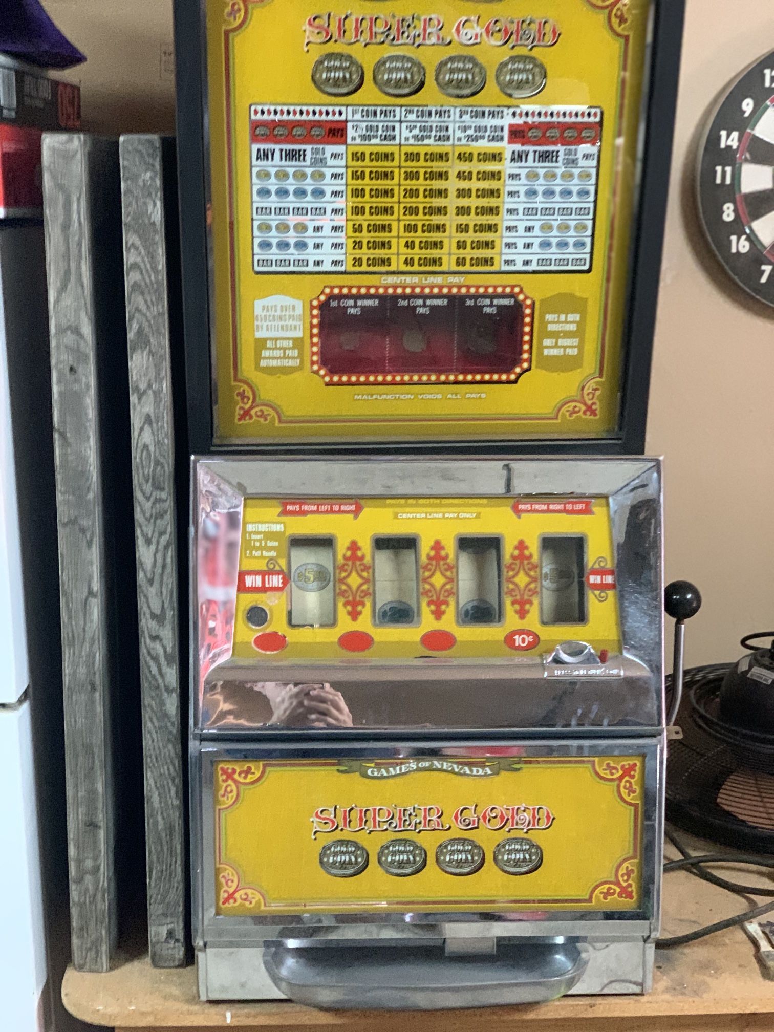 10 Cent Slot machine. 