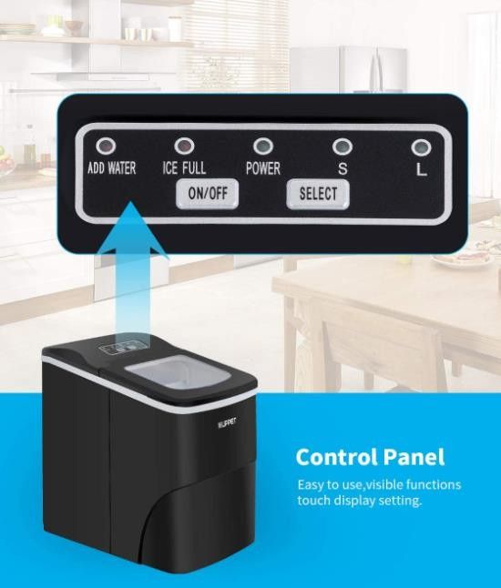 KUPPET Ice Maker Machine for Countertop, Portable Ice Cube Makers