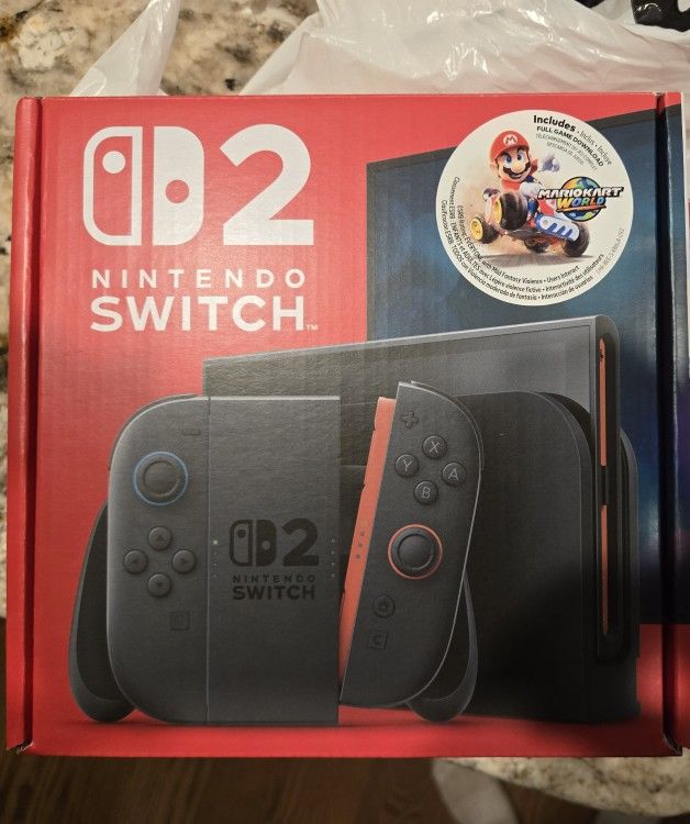 Nintendo Switch 2 Console Mario Kart World Bundle NEW!!!