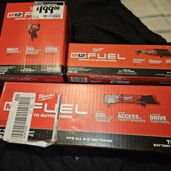 Brand New Milwaukee M12 Fuel Mechanics Bundle