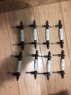 Vintage 1980s drawer hardware 3 in