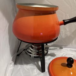 This item is a Vintage Mid-Century Modern Fondue Set,