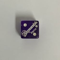 Fitzgeralds Reno Dice Die Translucent Purple