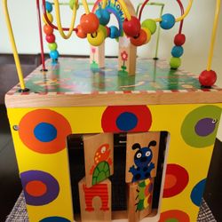 Wooden activity Cube