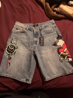 Ed Hardy Denim Shorts