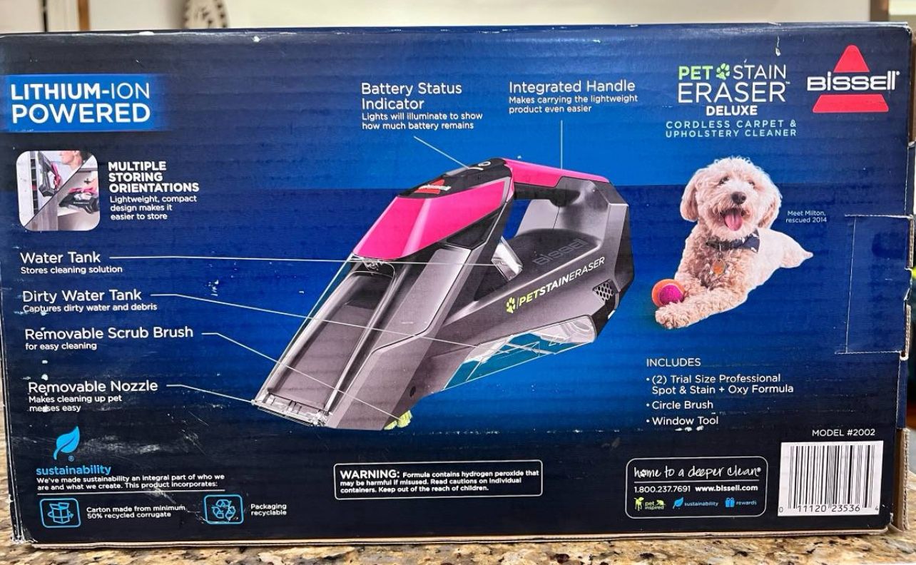 Bissell Pet Stain Eraser Deluxe