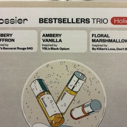 Dossier EDP Bestsellers Trio Holiday  Set Ambery Saffron Vanilla Floral Marshmallow