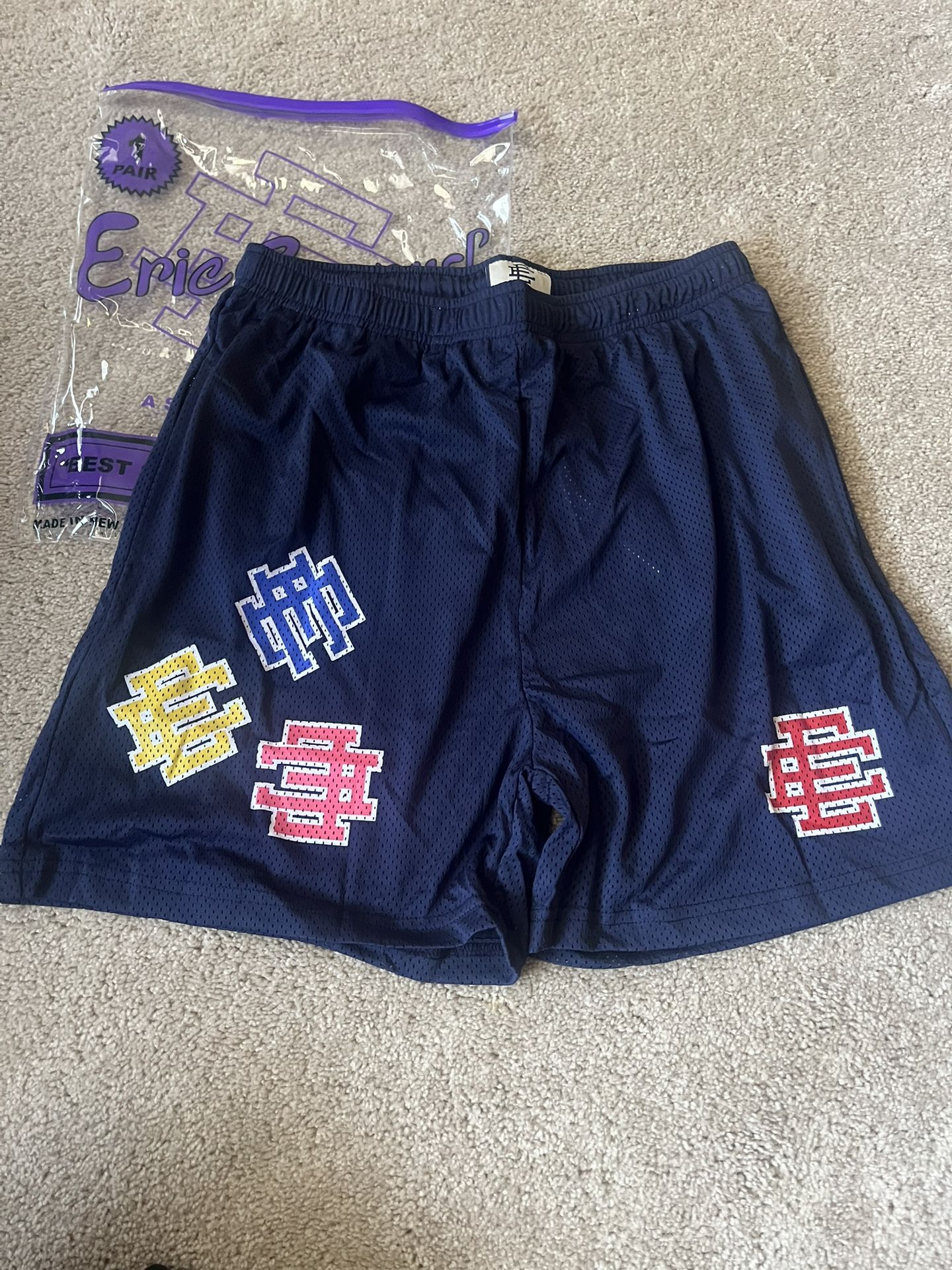 Navy Blue Eric Emanuel Shorts